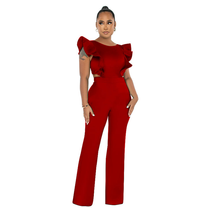 Spring Euro American Street Trendy Women's Jumpsuit