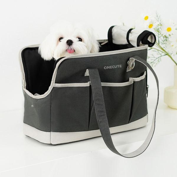 Portable Canvas Pet Carrier Shoulder Bag