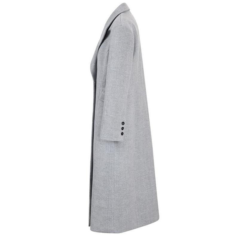 Elegant Women's Woolen Overcoat