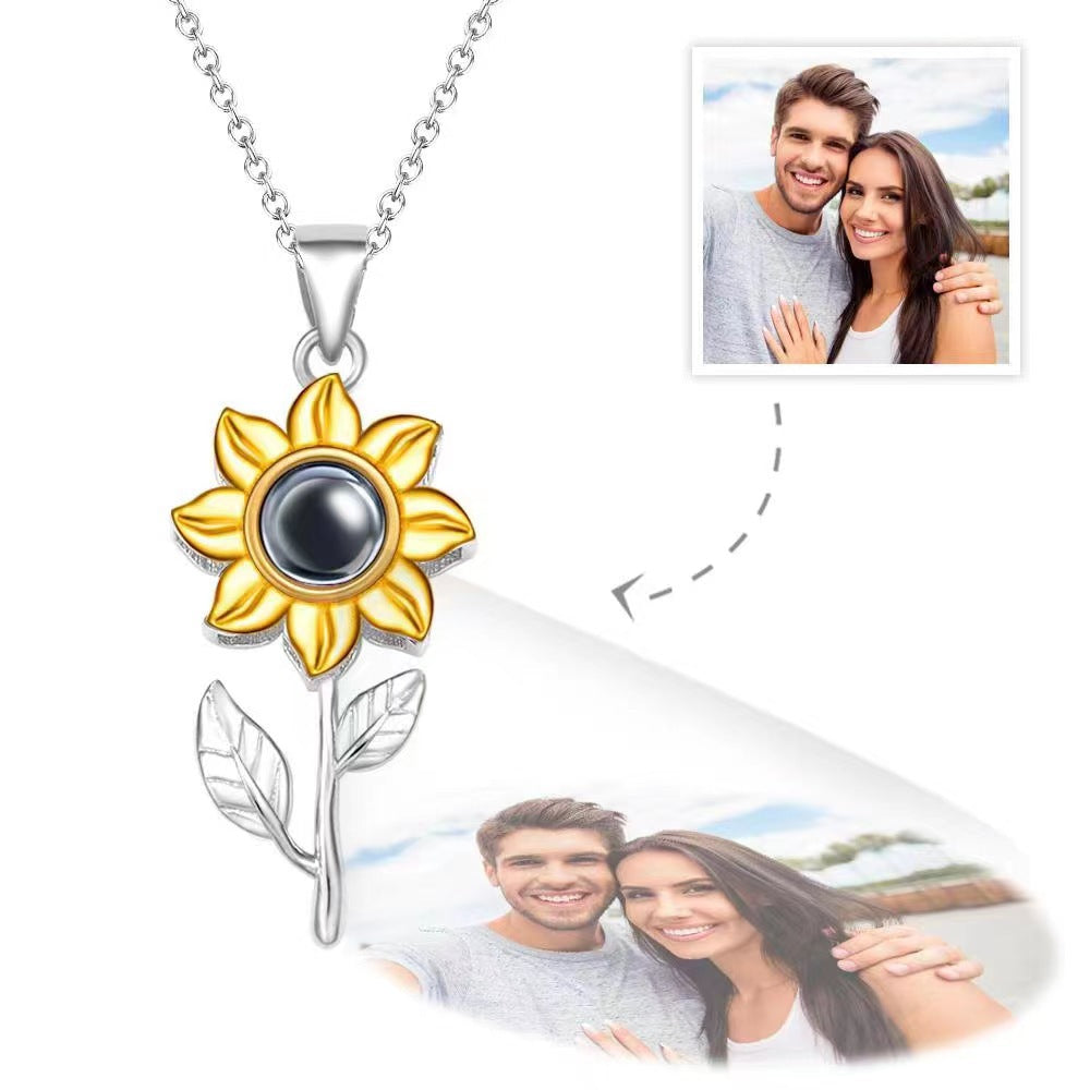 Sunflower Fashion Personality Sunflower Necklace Female