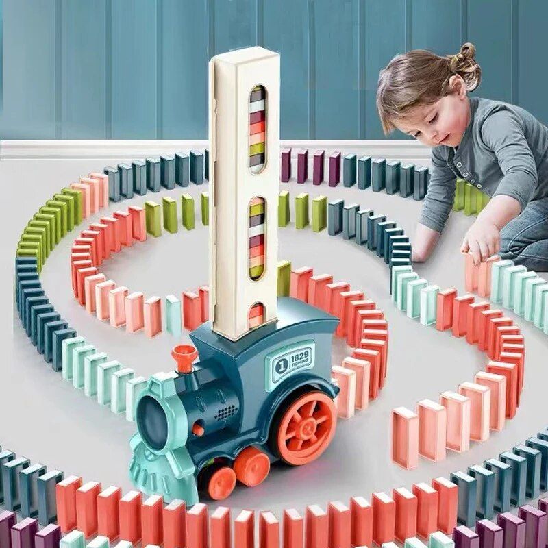 Domino Train Toy Set