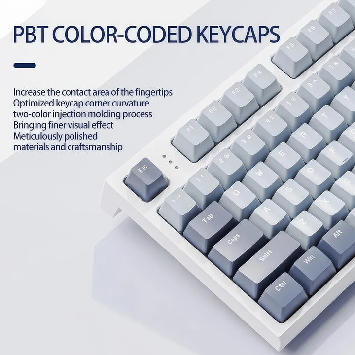 Wireless Hot-Swappable Mechanical Keyboard: Enhanced Typing & Gaming Experience