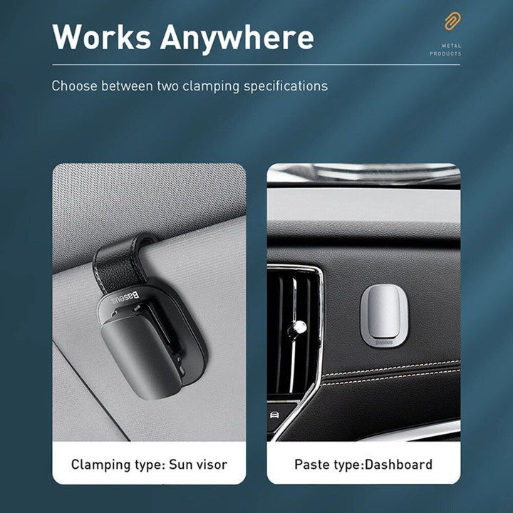 Universal Car Sun Visor Clip for Sunglasses and Cards