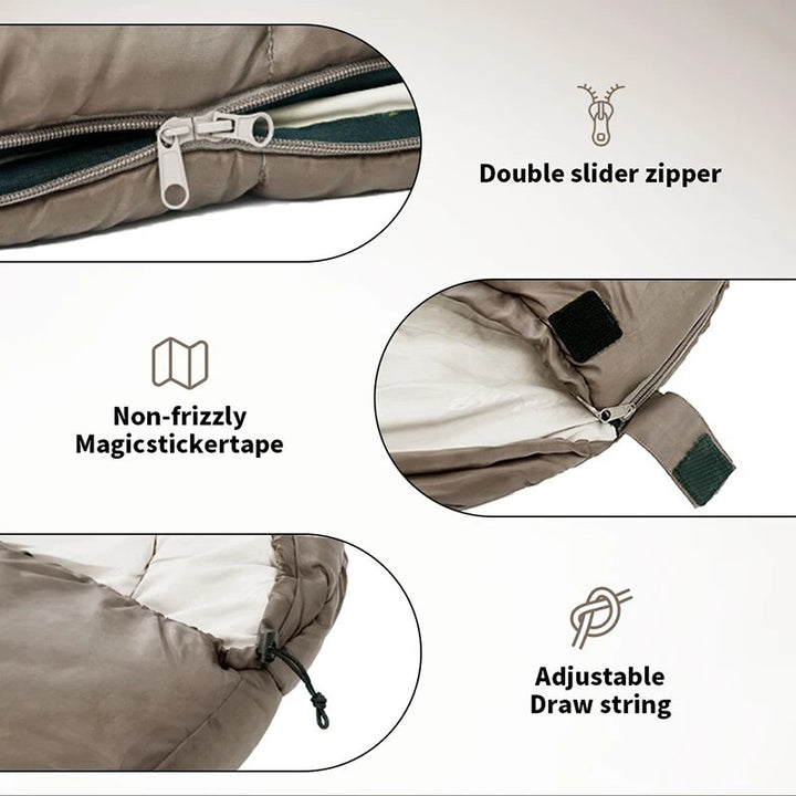 Lightweight Mummy Sleeping Bag - Stay Warm and Cozy on Your Outdoor Adventures!