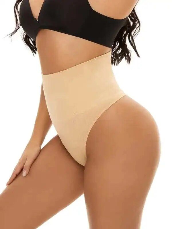 Seamless High-Waist Tummy Control Shapewear Thong