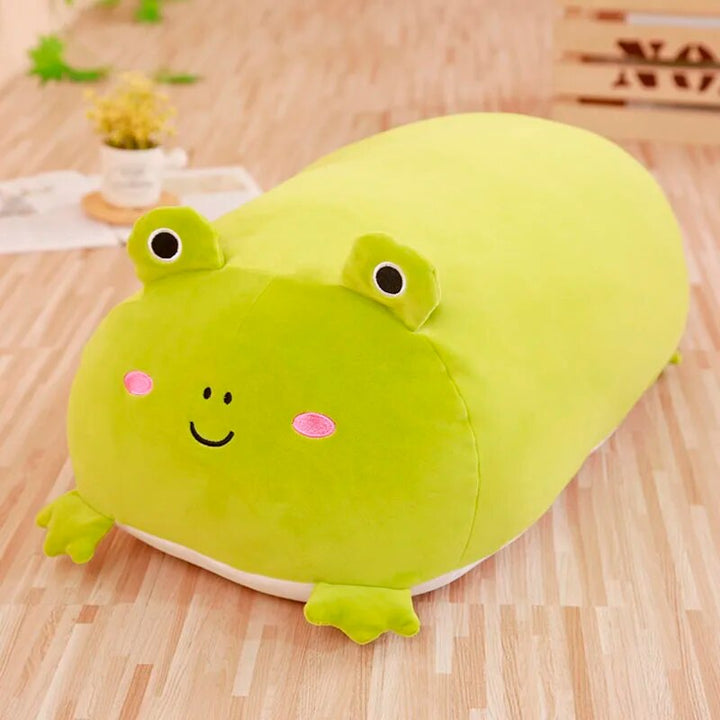 Soft Plush Animal Toy Collection: Pig, Cat, Penguin, Frog, Shiba Inu - Squishy and Huggable