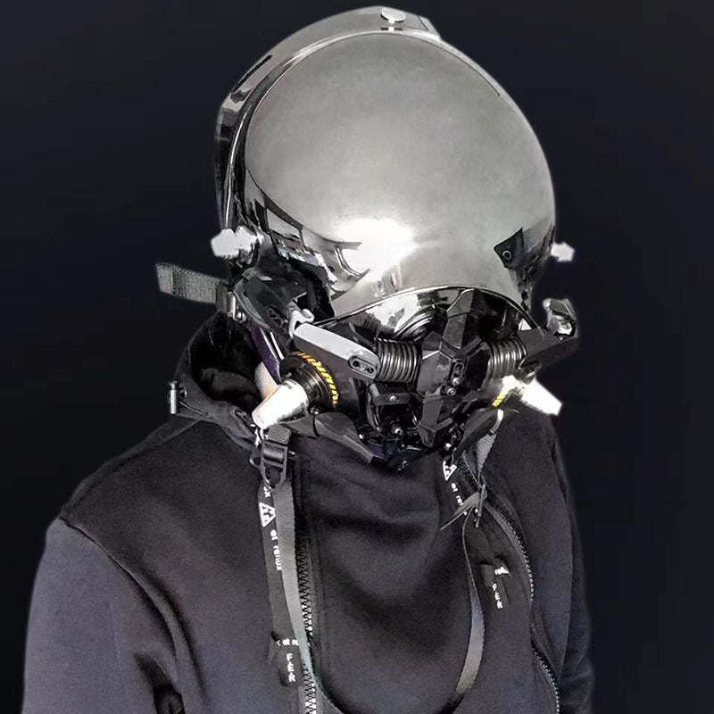 Mask Role Playing Luminescent Machine Science Fiction Mechanical Wind Helmet