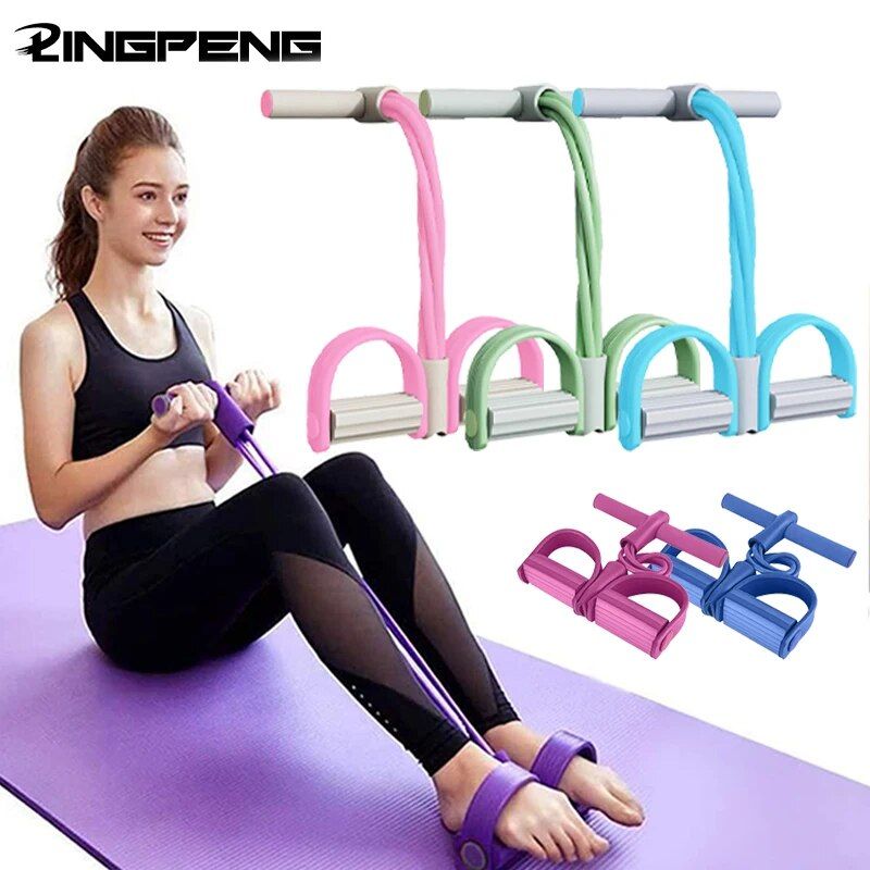 Multifunctional Pedal Resistance Band for Full-Body Toning