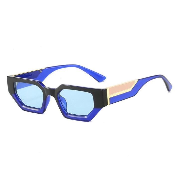 Wrap Sunglasses with Gradient Lens