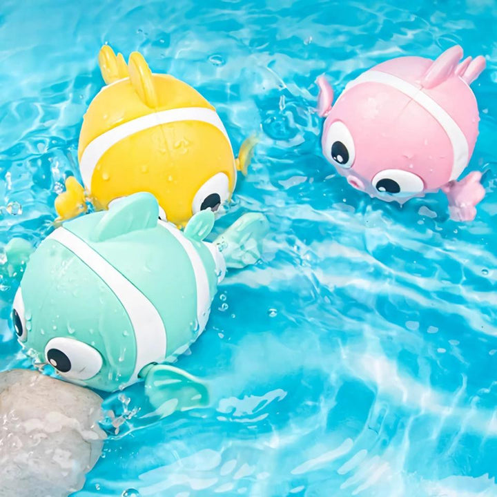 Baby Bath Wind-Up Swimming Fish Toy