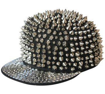 Punk Full Pointed Rivet Street Hip Hop Hat