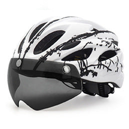 Bicycle Riding Protective Helmet Belt Goggles