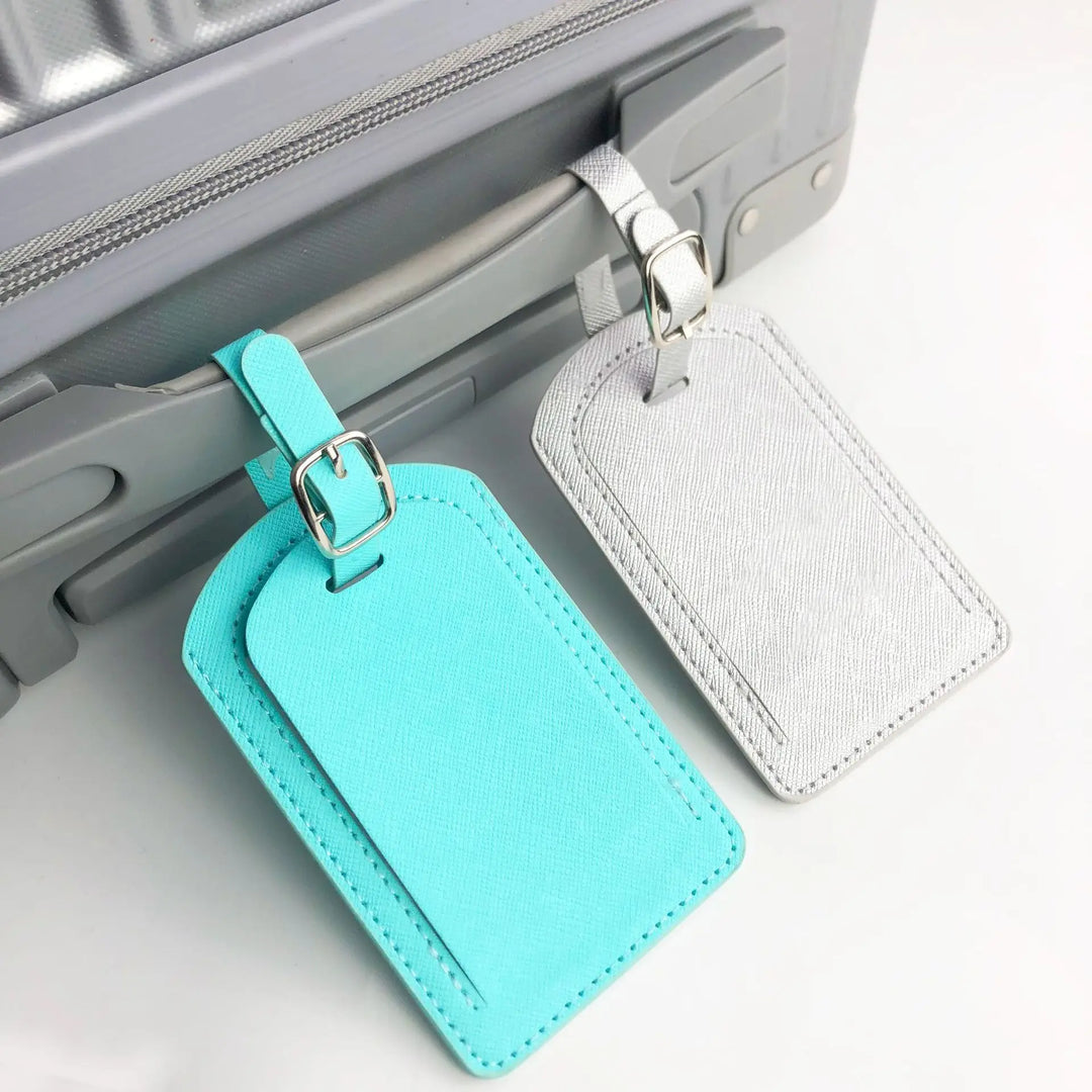 Durable PU Leather Luggage Tag - Secure Your Baggage with Style