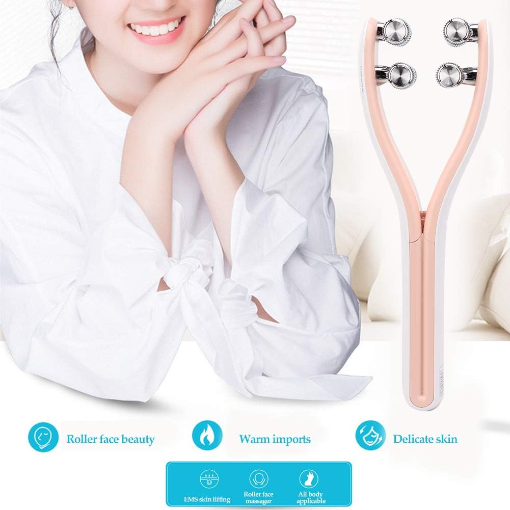 Y-Shape EMS Face Lifting Roller - Multifunctional Facial Massager & Skin Tightening Tool