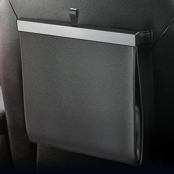 Magnetic PU Leather Seat Back Storage Bag for Tesla Model Y/3