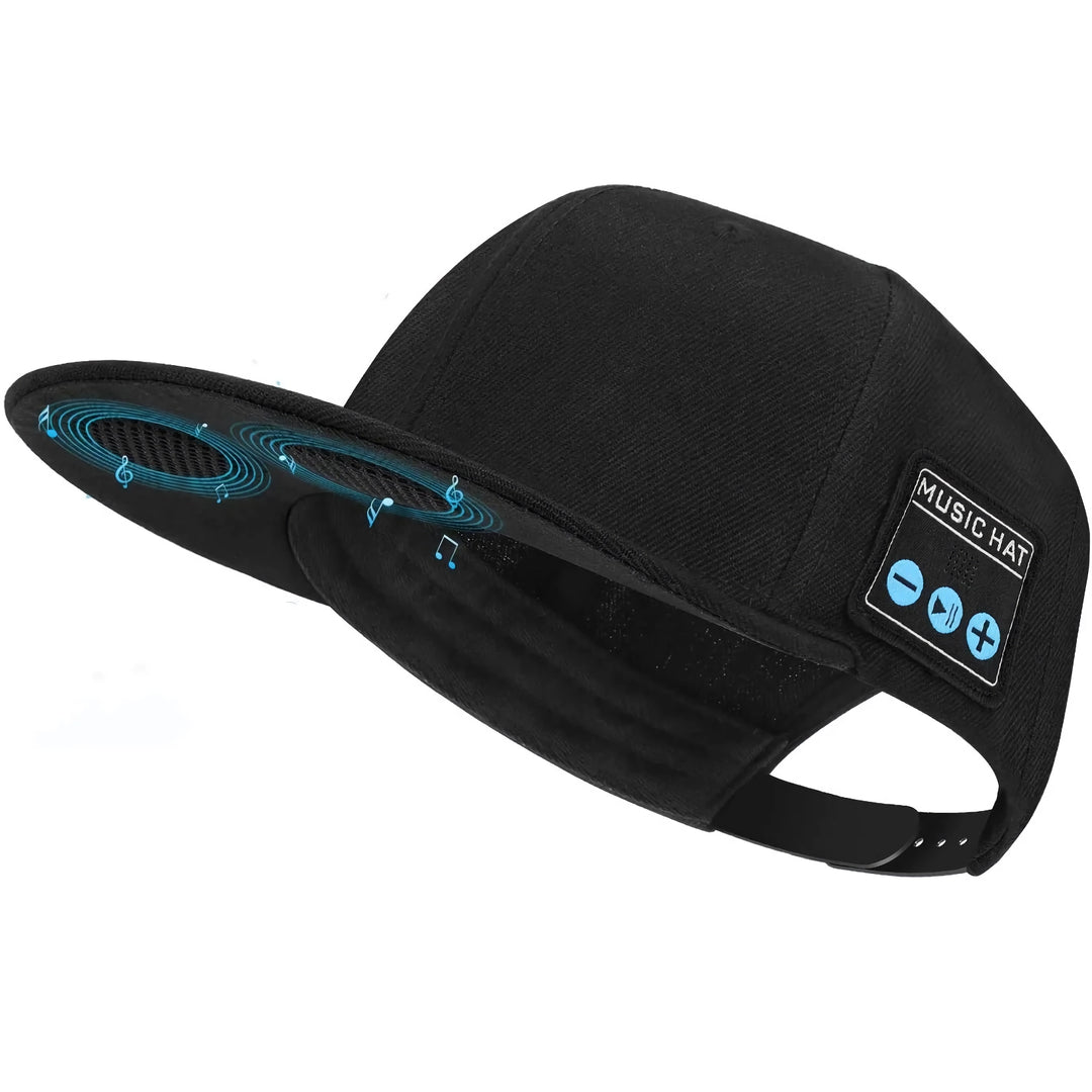 Bluetooth Speaker Hat with Built-In Microphone