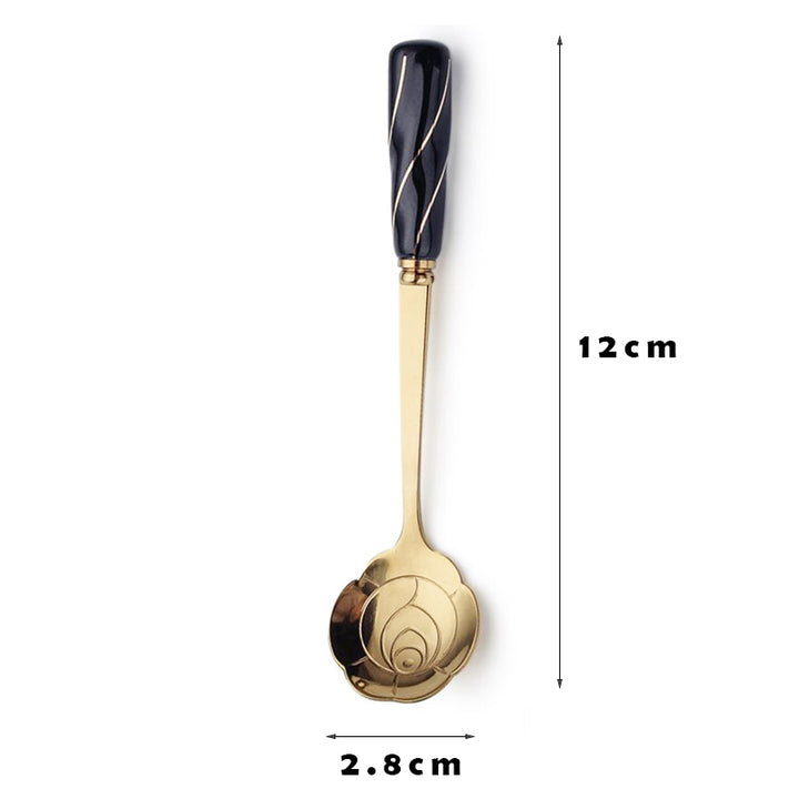 Elegant Stainless Steel Dessert Spoon