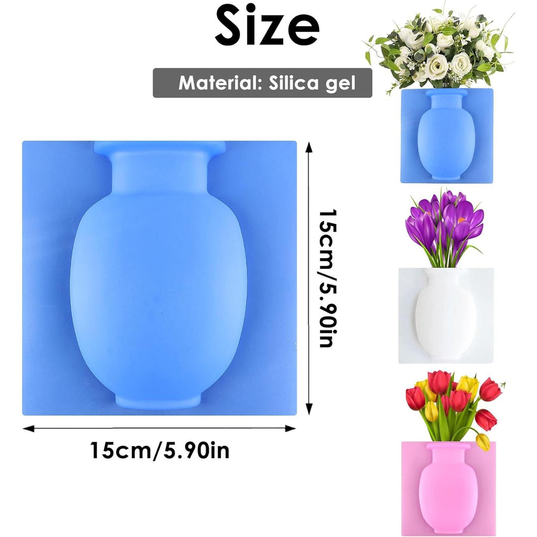 Modern Silicone Suction Cup Wall Vase