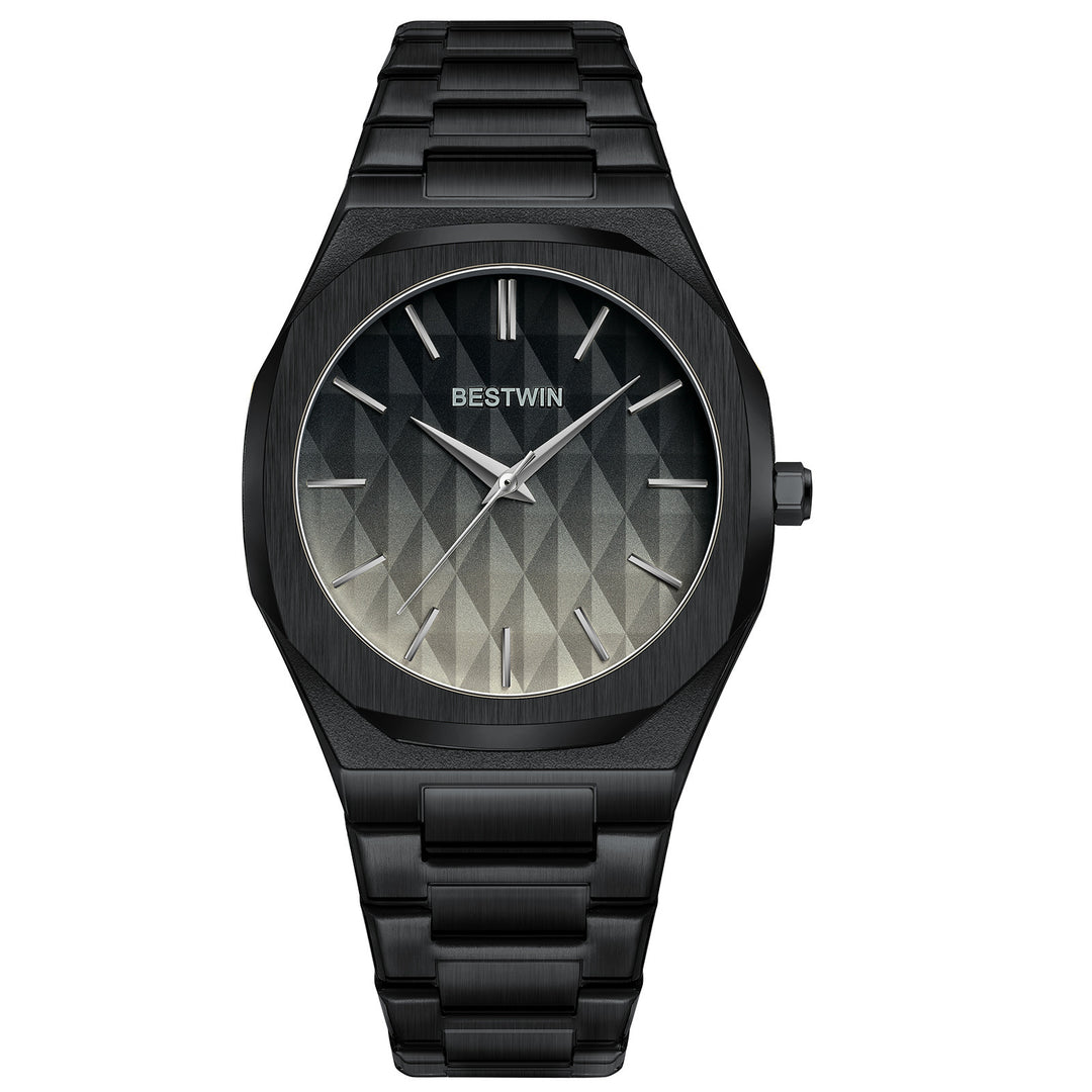 Embossed Dial Fashion Men's Watch