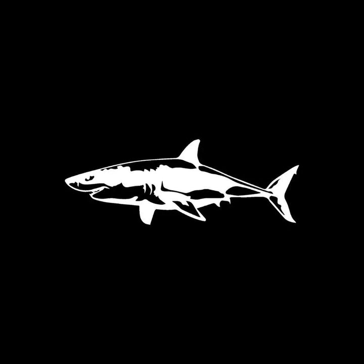 Customizable Great White Shark Vinyl Car Decal