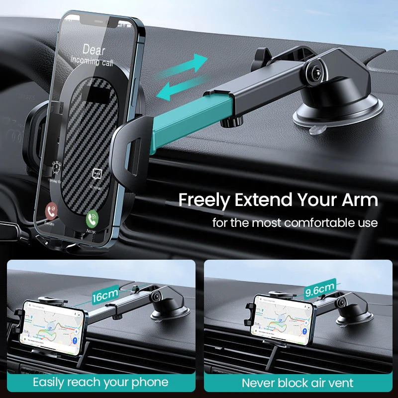 Universal Dashboard & Windshield Gravity Car Phone Holder