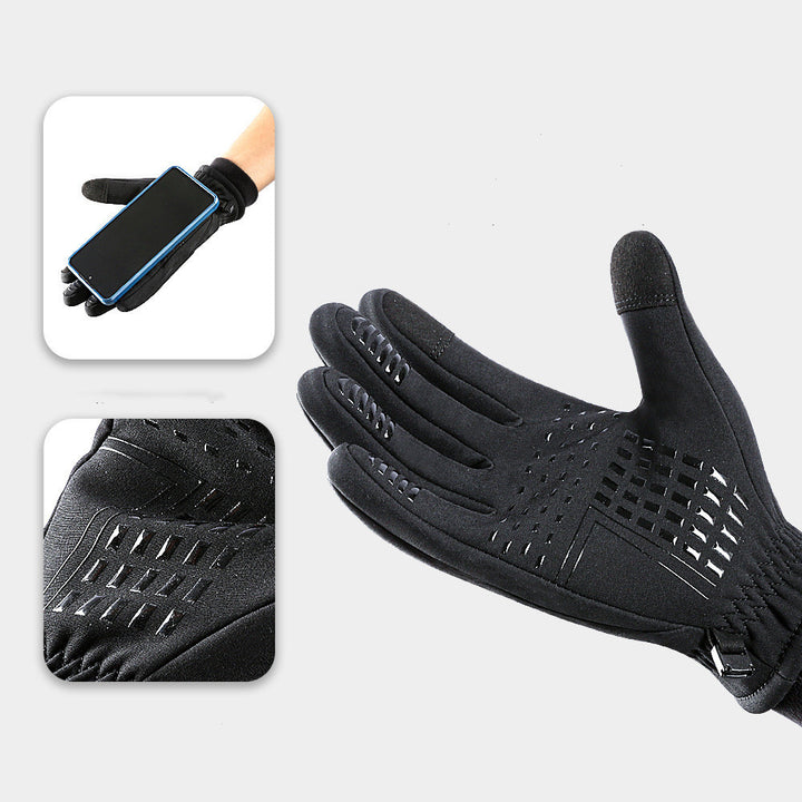 Anti Splash Thickened Ski Touch Screen Gloves