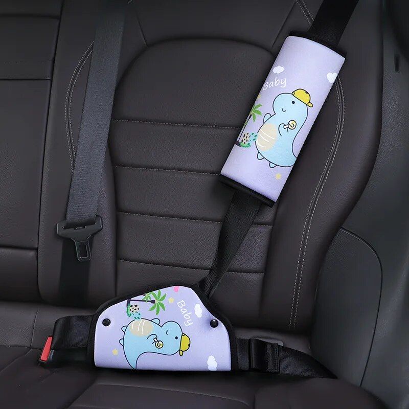 Kid's Comfort Car Seatbelt Protector with Cartoon Design