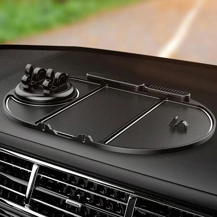 Universal Silicone Car Dashboard Anti-Slip Mat with Phone Holder