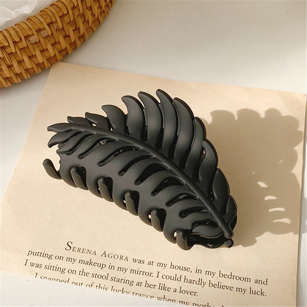 Solid Color Large Claw Hair Clip