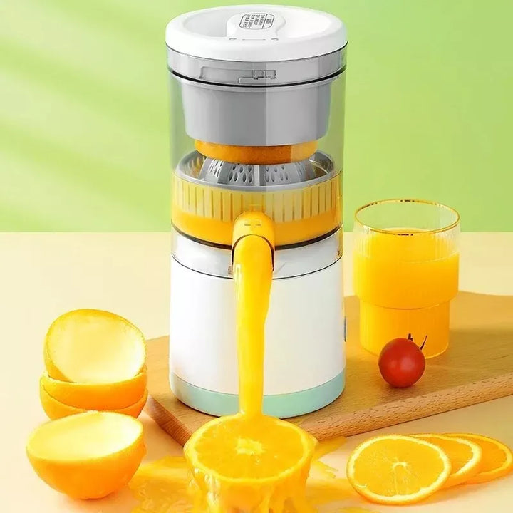 Compact USB Rechargeable Electric Juicer - Stainless Steel Blade, Multi-Fruit Capability, Easy Clean