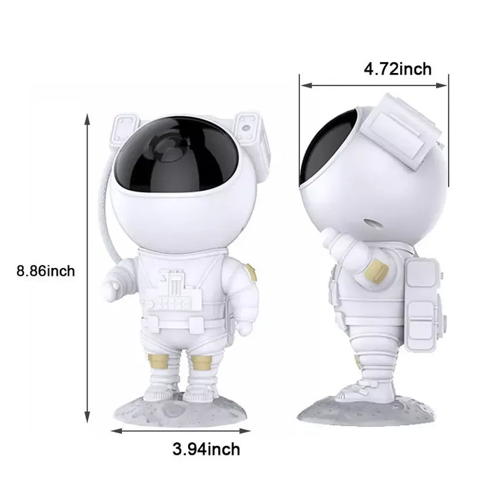 Starry Sky Astronaut Night Light Galaxy Projector Lamp with Remote Control and Timer