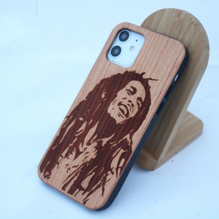 Wooden Mobile Phone Case Personality Protective Cover - MRSLM