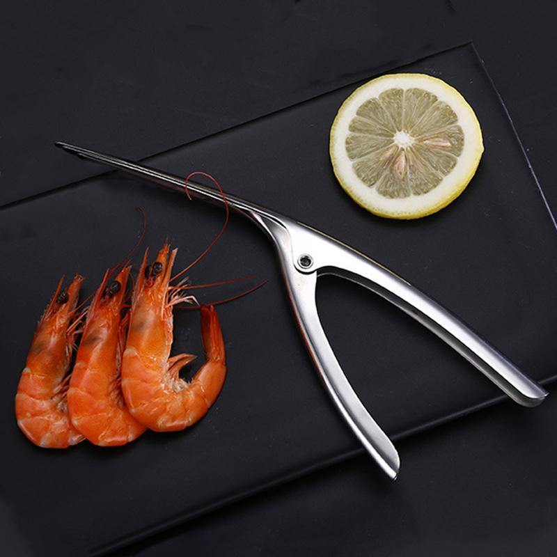 304 Stainless Steel Peeling Shrimp Artifact Practical Peeling Shrimp Pliers Open Shrimp Peeling Skin Shrimp Shrimp Crayfish Kitchen Gadgets Pliers Tool - MRSLM