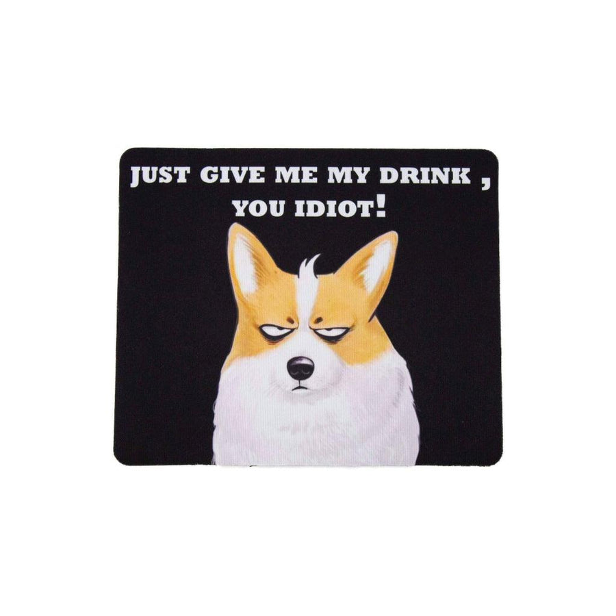 Cool Drinking Corgi Mouse Pad - MRSLM