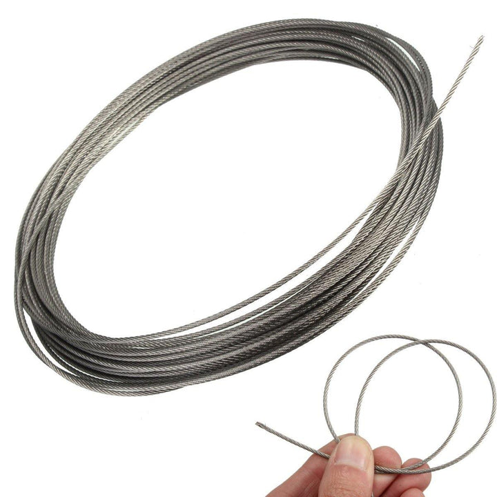 15M 316 Stainless Steel Clothes Cable Line Wire Rope - MRSLM