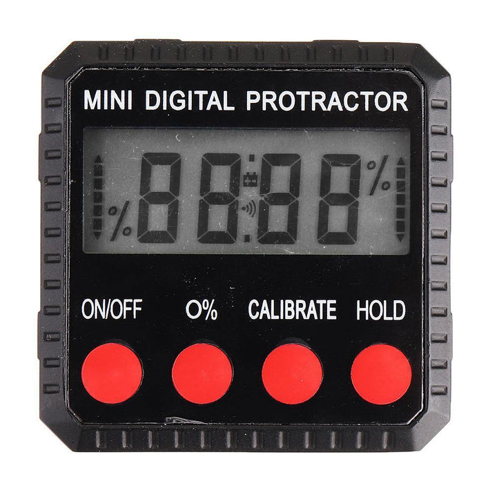 360 Degree Mini Digital Display Level Angle Protractor Inclinometer Measuring Magnet Tools - MRSLM