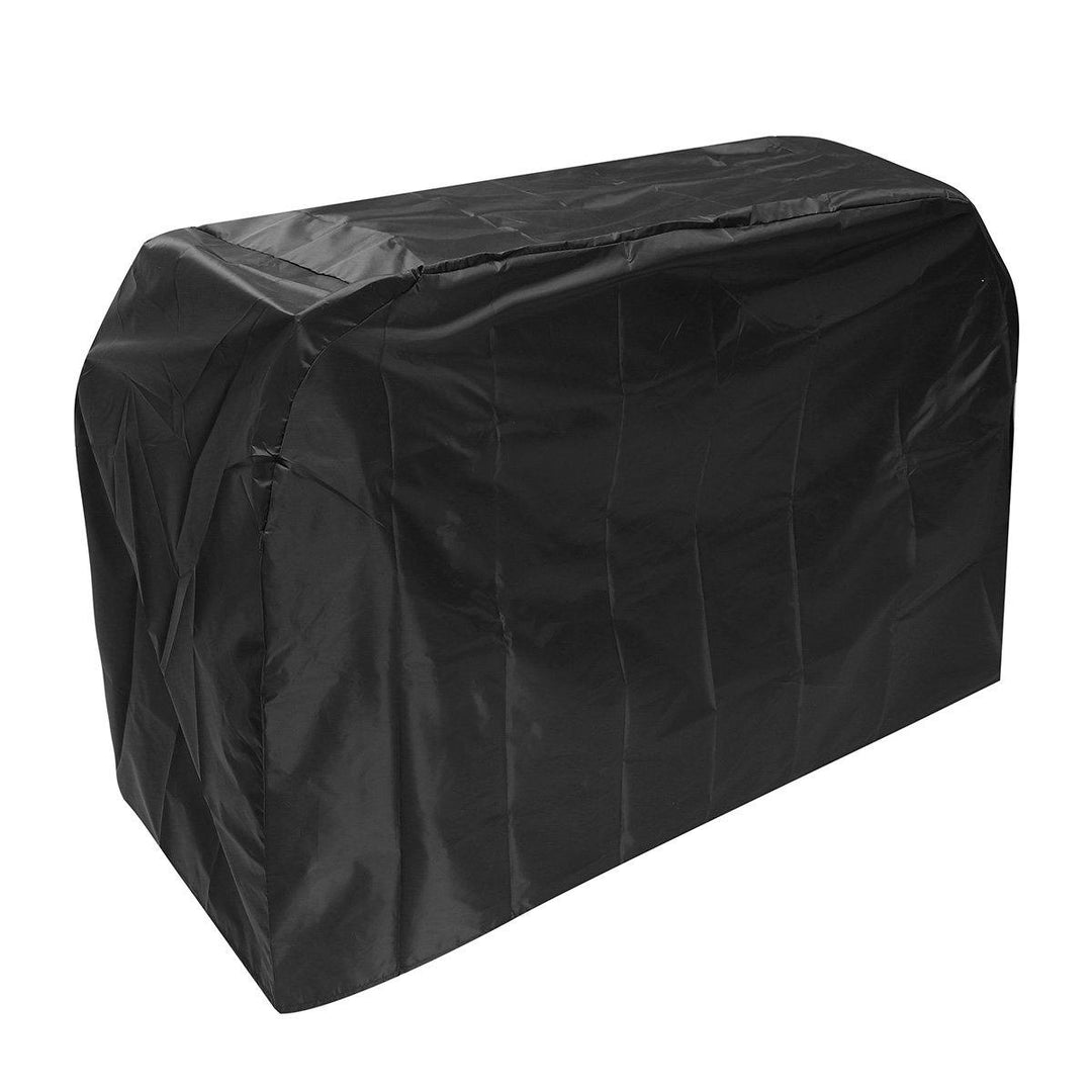 Waterproof Portable BBQ Cart Full Length Cover Black for Barbeque - MRSLM