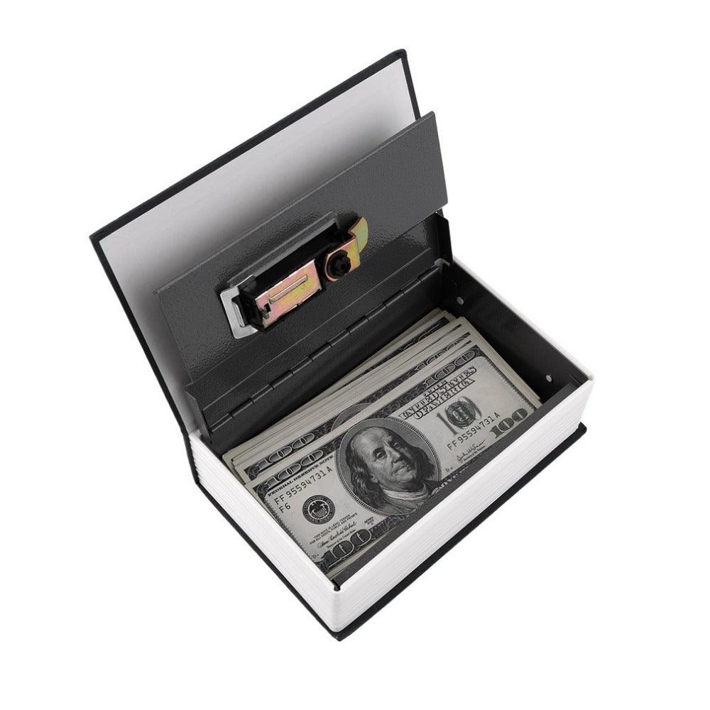 Hot Steel Simulation Dictionary Secret Book Safe Money Box Case Money Jewelry Storage Box Security Key Lock - MRSLM