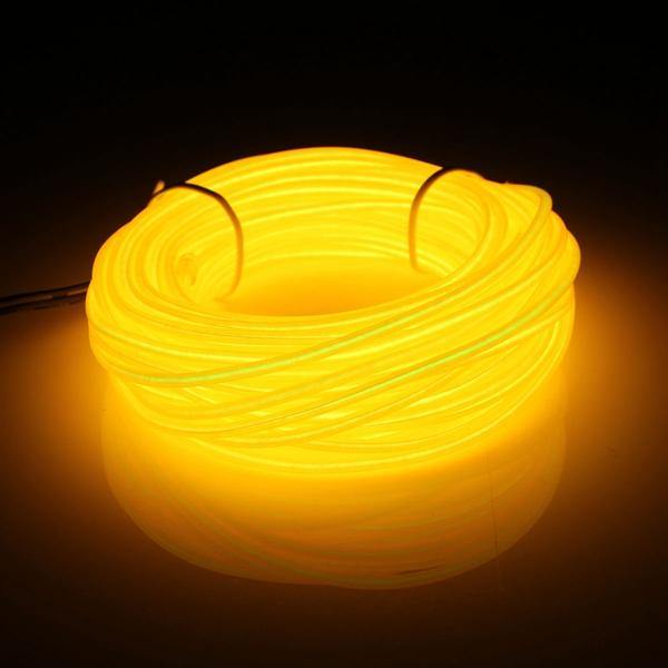 10M EL LED Flexible Soft Tube Wire Neon Glow Car Rope Strip Light Xmas Decor DC12V - MRSLM