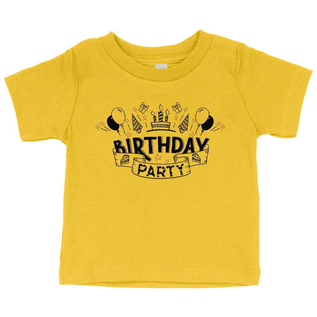 Baby Birthday Party T-Shirt - Birthday Celebration T-Shirts - MRSLM