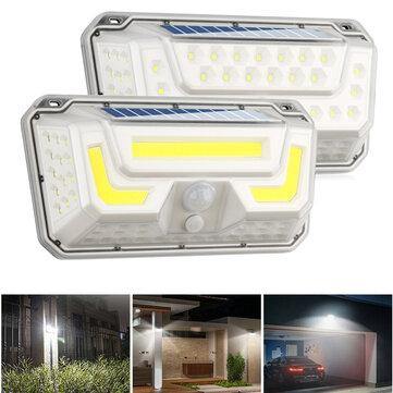 73LED Solar Lights Motion Sensor Wall Light Outdoor Waterproof Garden Yard Lamp - MRSLM