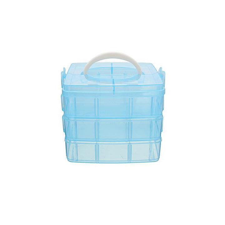 Clear Storage Box Case Plastic Container Organizer for Jewelry Bead - MRSLM