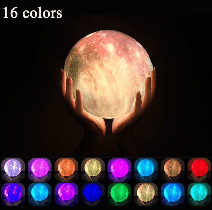 3D Printing Lunar Light Painting Creative Gift Night Light - MRSLM