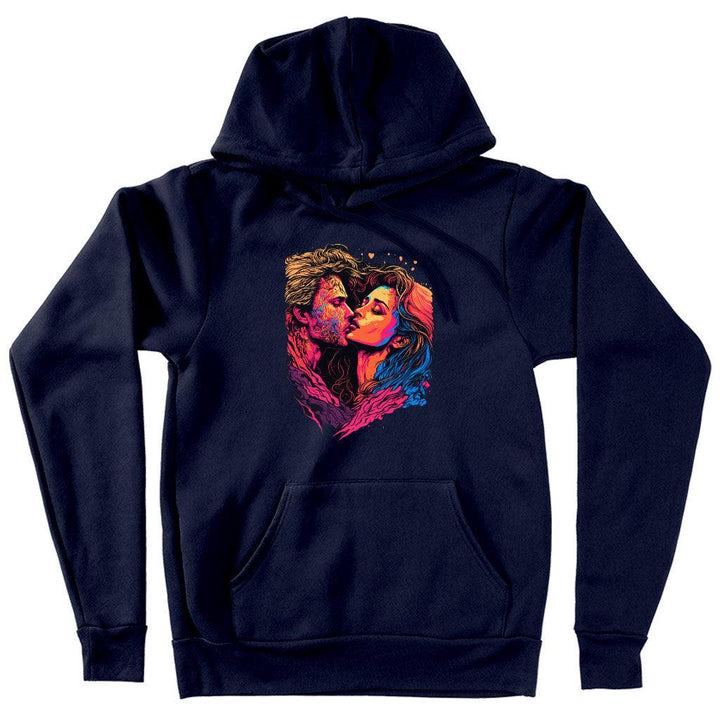 Passion Hooded Sweatshirt - Couple Print Hoodie - Unique Hoodie - MRSLM