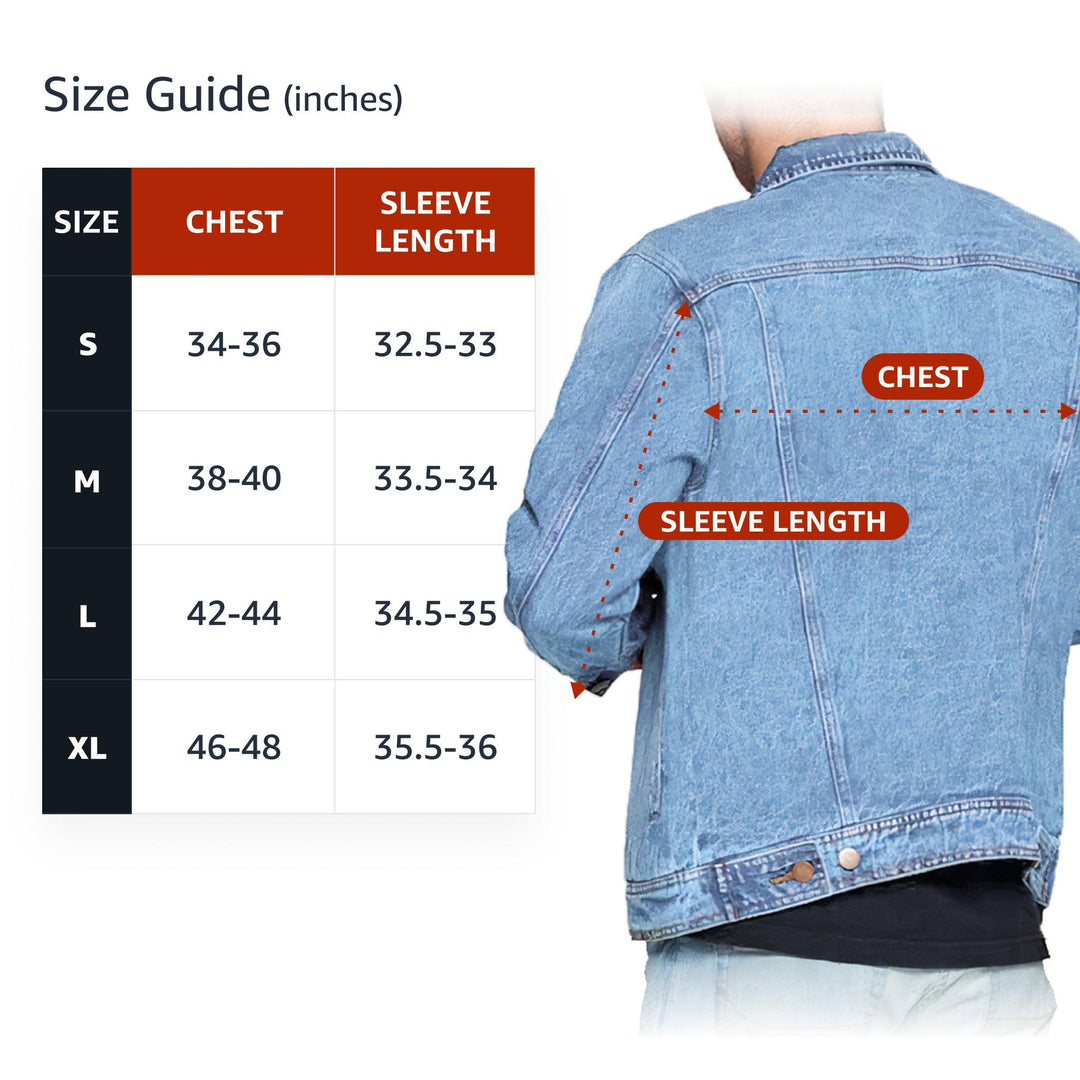 Savage Light Washed Men's Denim Jacket - Funny Denim Jacket - Graphic Jacket for Men - MRSLM