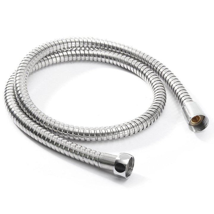 1m/1.5m/2m Stainless Steel Bathroom Flexible Shower Hose Water Head Pipe G1/2 Thread Interface - MRSLM