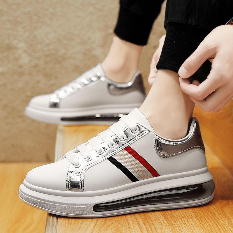 Men's Low-top Sneakers Round Toe Flat Heel Men's Trendy Shoes Men's Casual Shoes - MRSLM