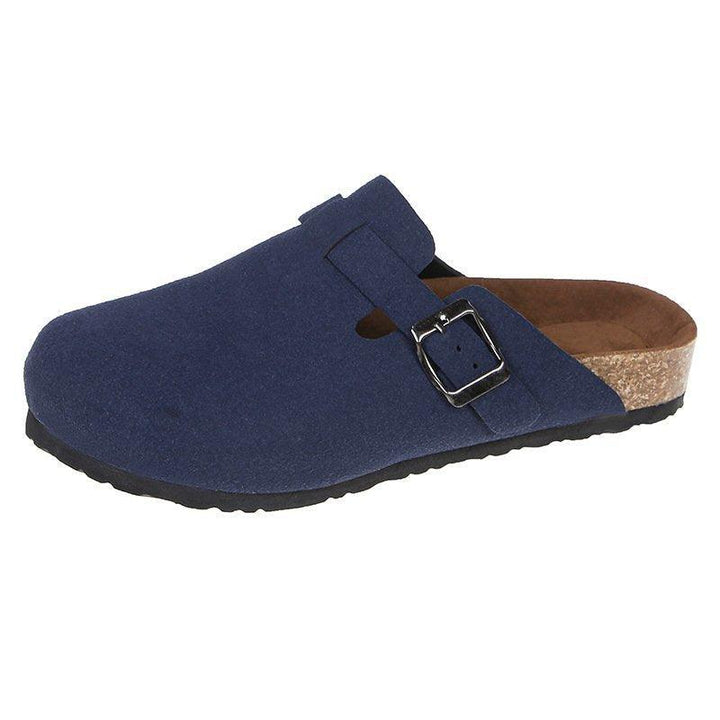 Baotou Slippers Female Couple Cork Drag - MRSLM