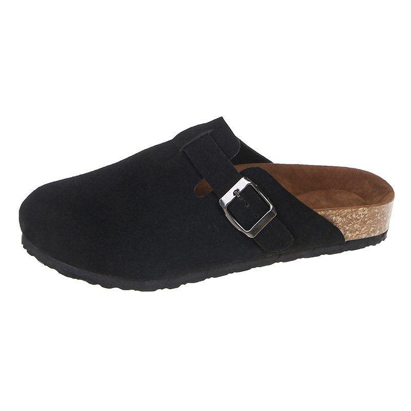 Baotou Slippers Female Couple Cork Drag - MRSLM