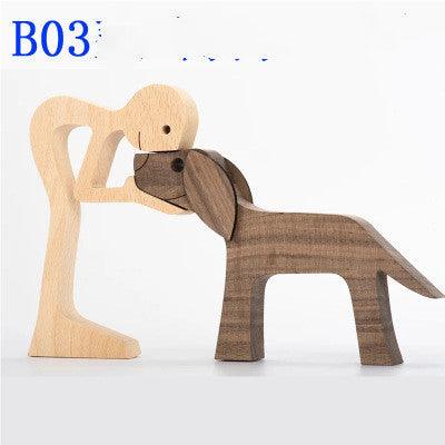 Wooden Office Desktop Nordic Ornament Decoration - MRSLM